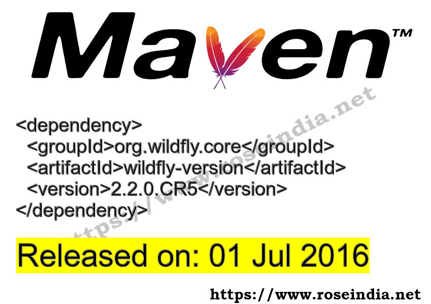 Maven Dependency release