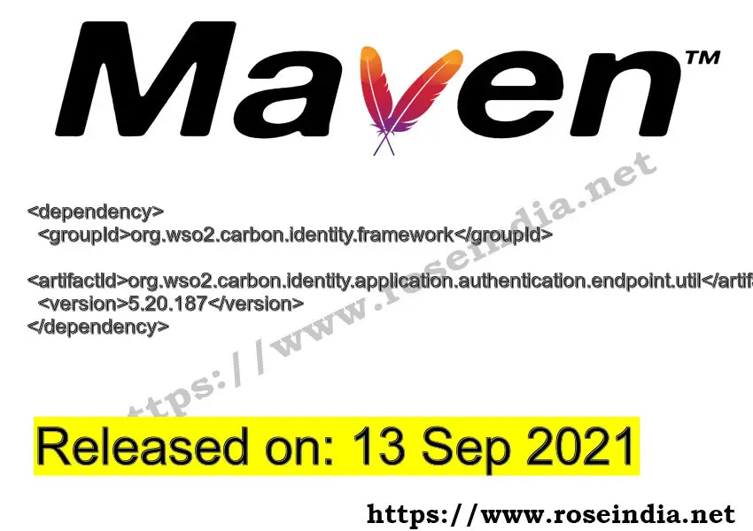 Maven Dependency release