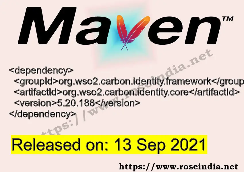 Maven Dependency release