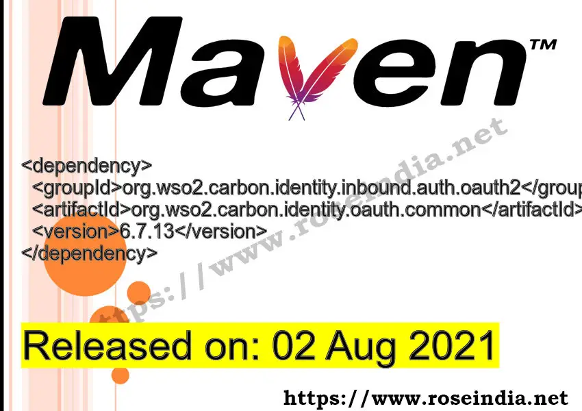 Maven Dependency release