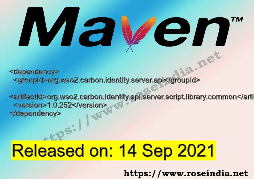 Maven Dependency release