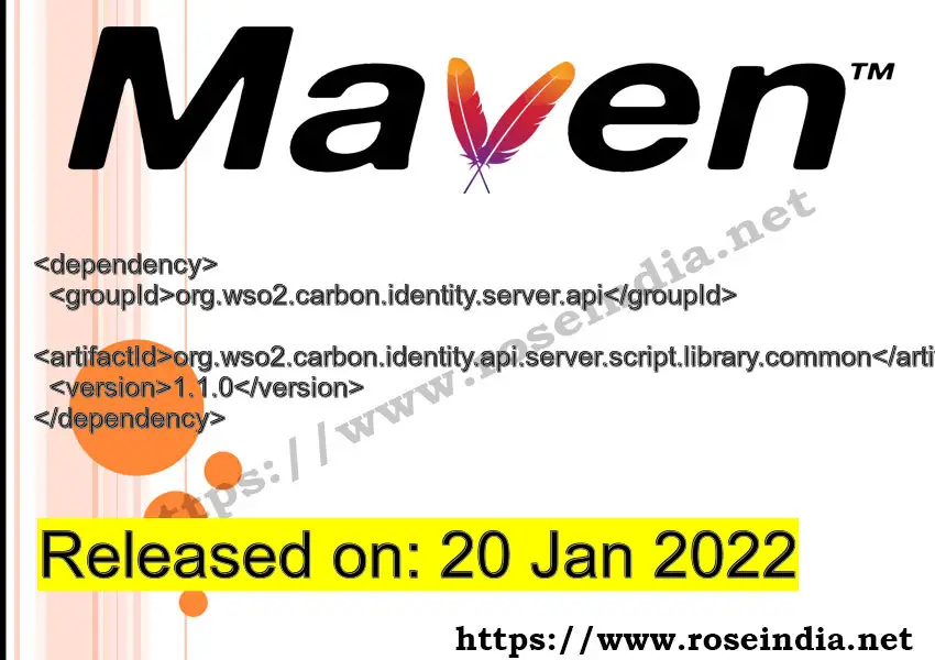 Maven Dependency release