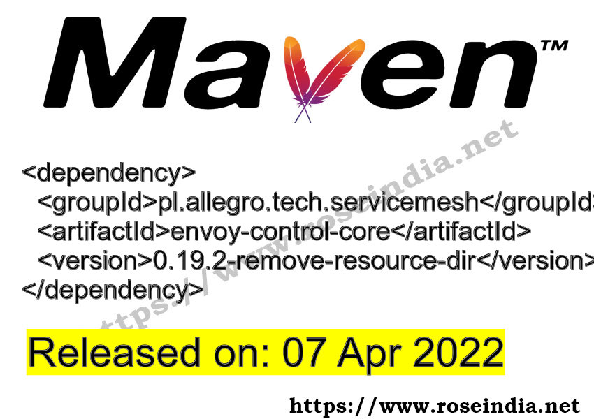 Maven Dependency release