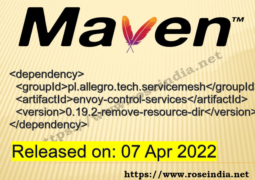 Maven Dependency release