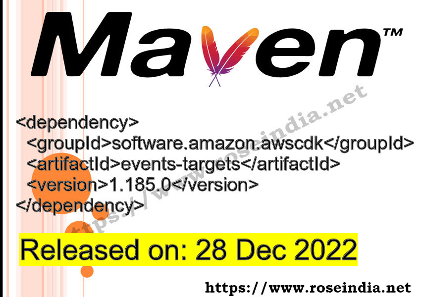 Maven Dependency release