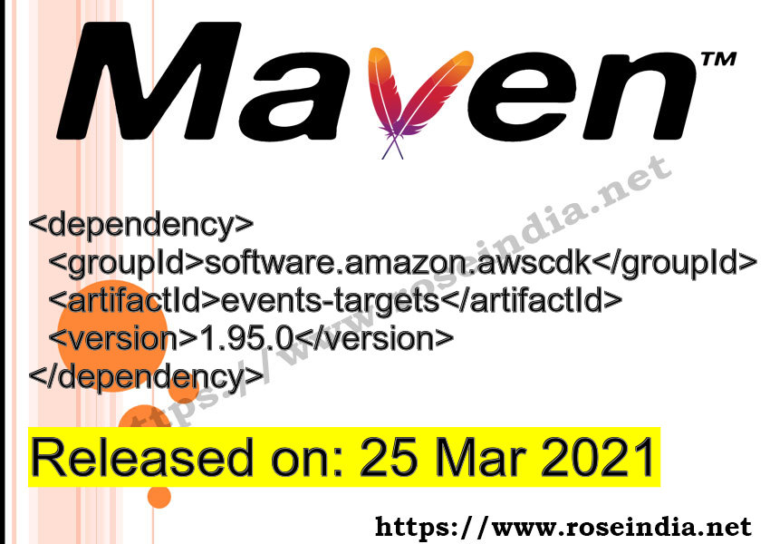 Maven Dependency release