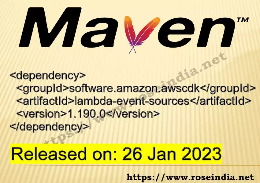 Maven dependency for GROUP_ID - ARTIFACT_ID version VERSION_ID is released. Learn to use ARTIFACT_ID version VERSION_ID in Maven based Java projects