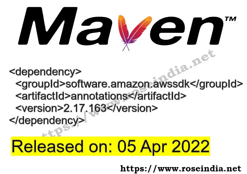 Maven Dependency release