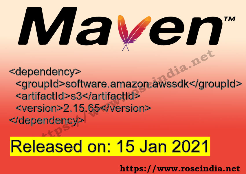 Maven Dependency release