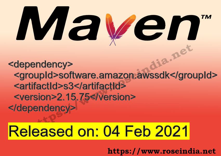 Maven Dependency release
