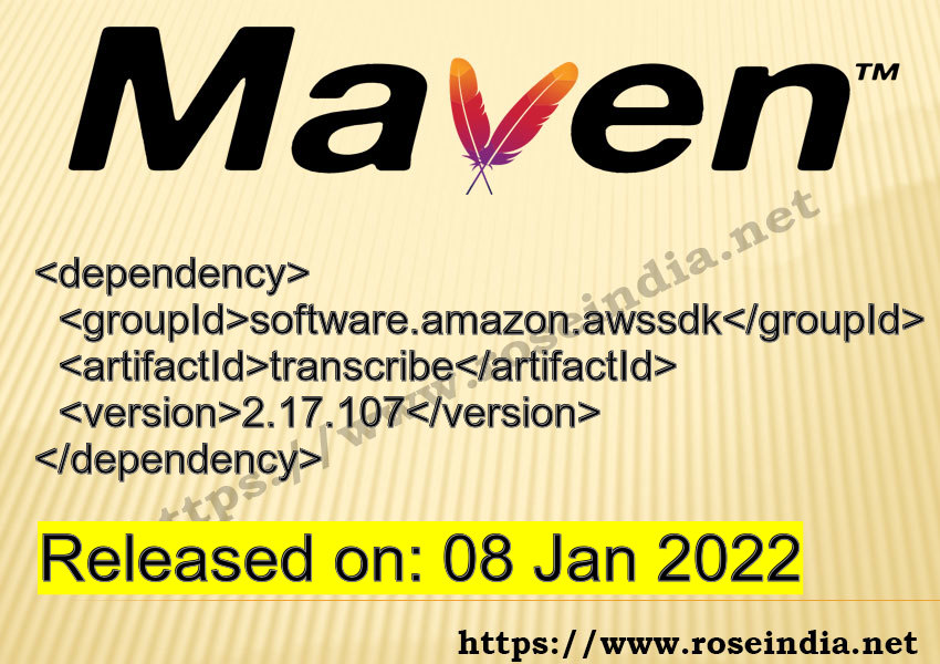 Maven Dependency release