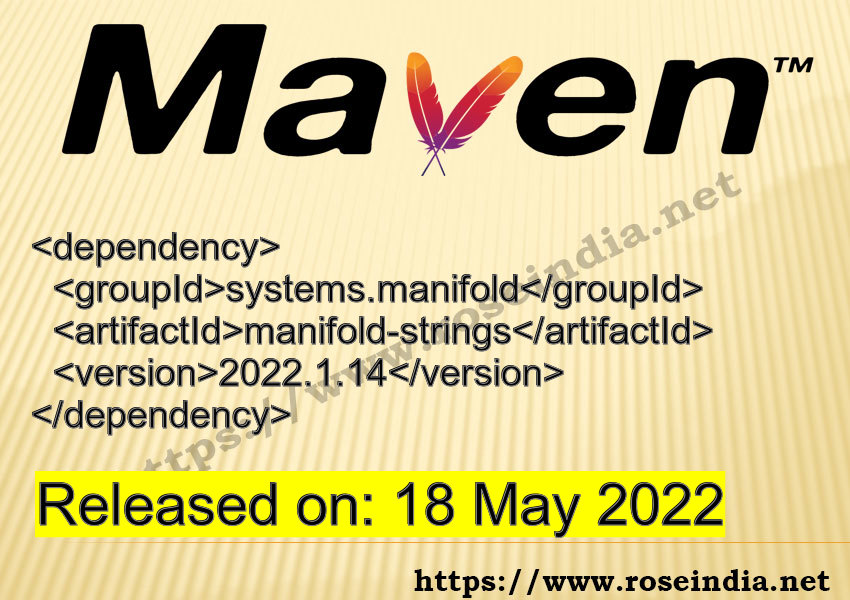 Maven Dependency release