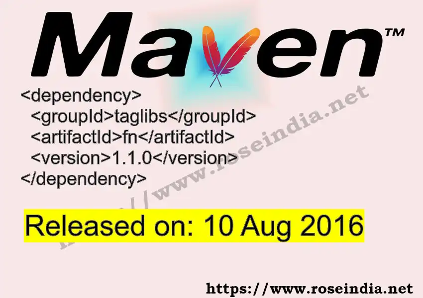 Maven dependency for GROUP_ID - ARTIFACT_ID version VERSION_ID is released. Learn to use ARTIFACT_ID version VERSION_ID in Maven based Java projects