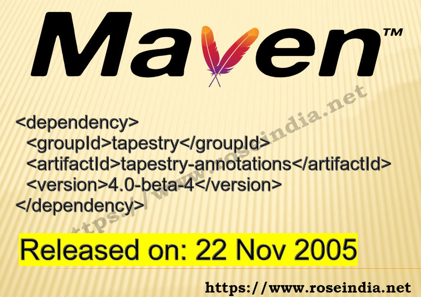 Maven Dependency release