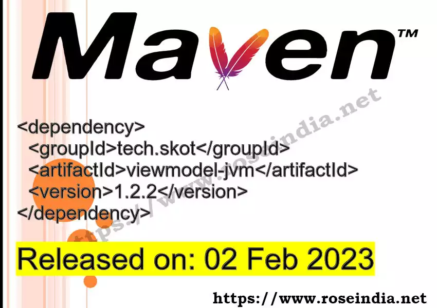 Maven dependency for GROUP_ID - ARTIFACT_ID version VERSION_ID is released. Learn to use ARTIFACT_ID version VERSION_ID in Maven based Java projects