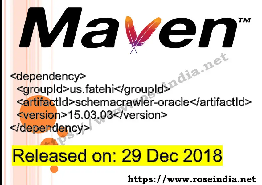 Maven Dependency release