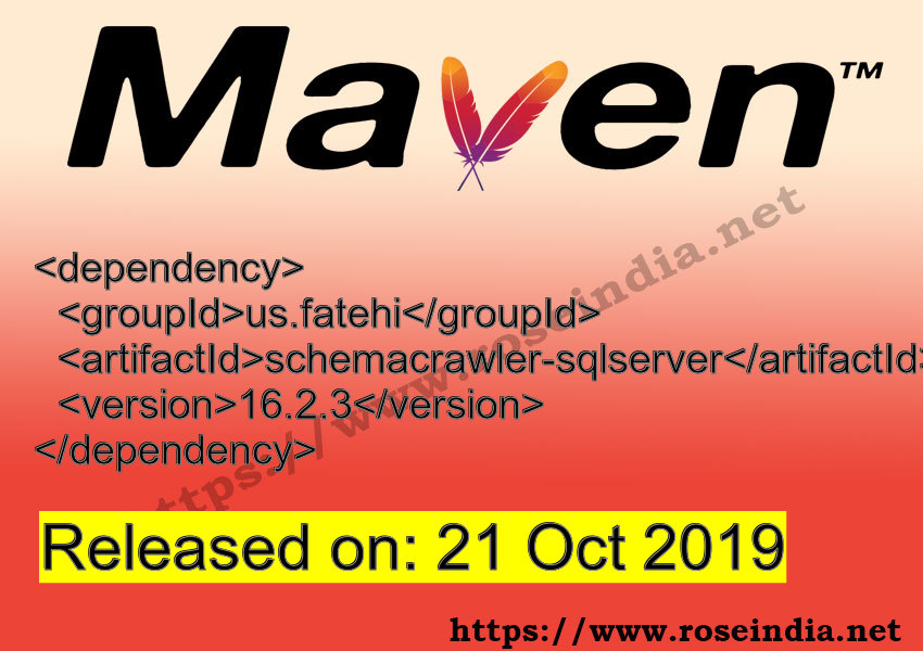 Maven Dependency release