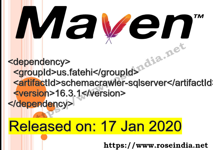 Maven Dependency release