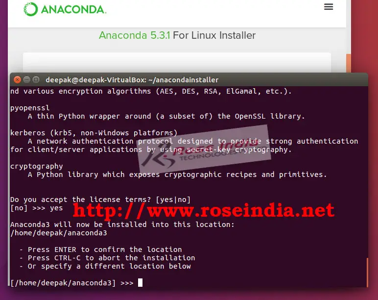Installing Anaconda Python on Ubuntu