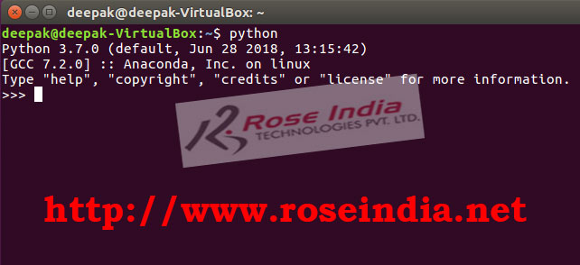 Python 3 shell
