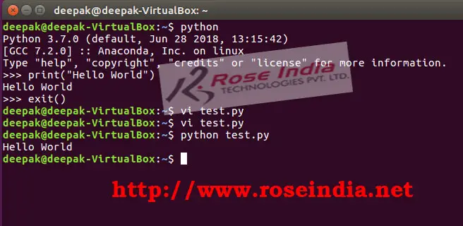 Running python code in file from command line