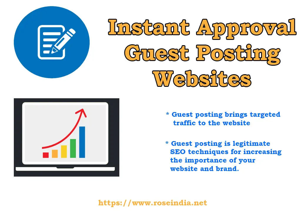 Instant Approval Guest Posting Websites
