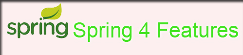 Spring 4 Framework features