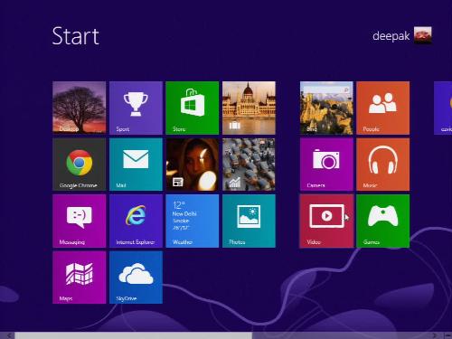 Windows 8 Start screen Management
