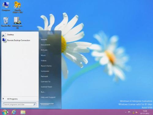 Windows 8 Remote Desktop