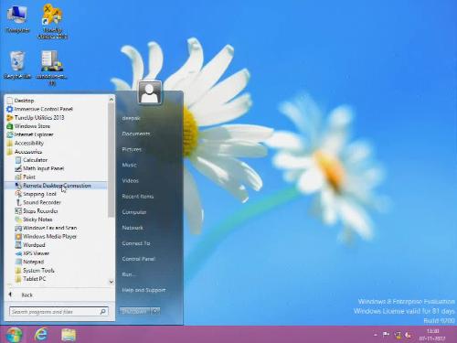 Windows 8 Remote Desktop