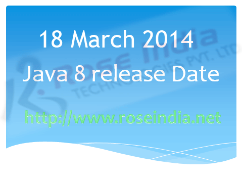 Java 8 release date