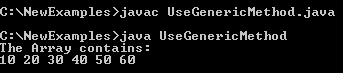 Generic Method Java