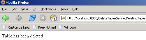 How to delete a table in mysql