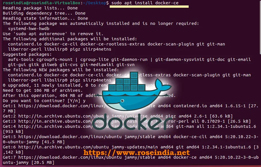 Installing Docker on Ubuntu 22.04