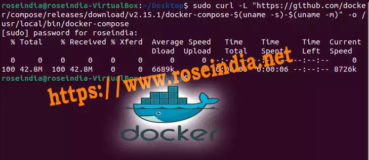 Download Docker-compose from git