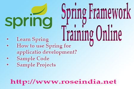 Spring Framework Training Online