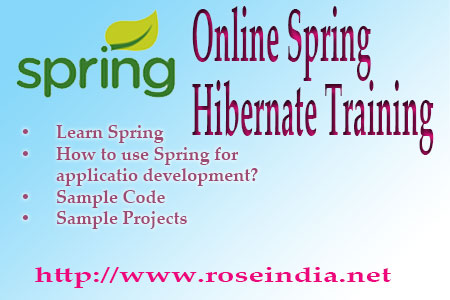 Online Spring Hibernate Training
