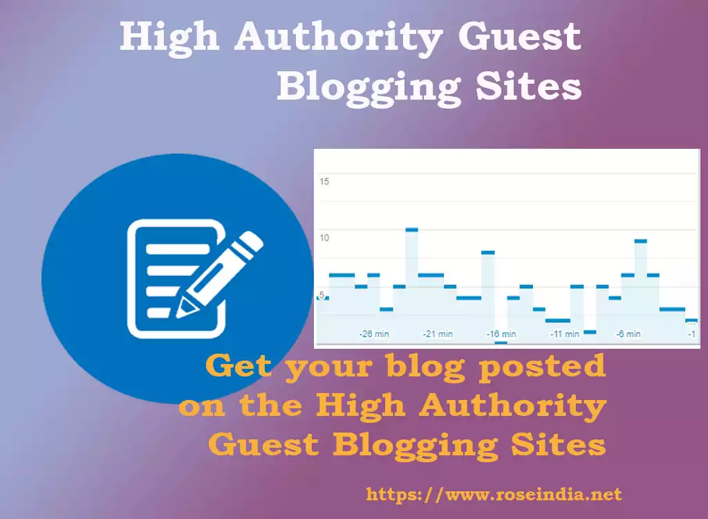 Guest Blogging Sites - Get your blog posted on the High Authority Guest Blogging Sites