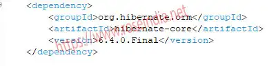 Hibernate 6.4 Maven Dependency