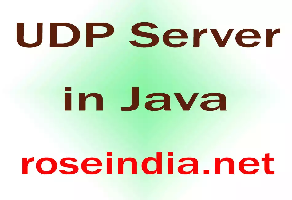 UDP Server in Java