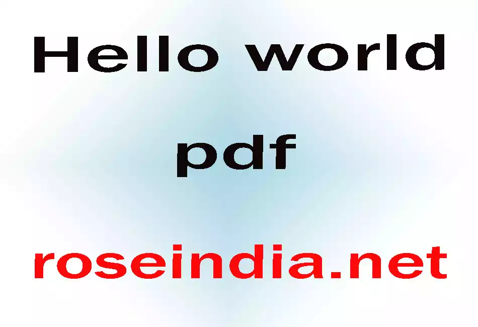  Hello world pdf