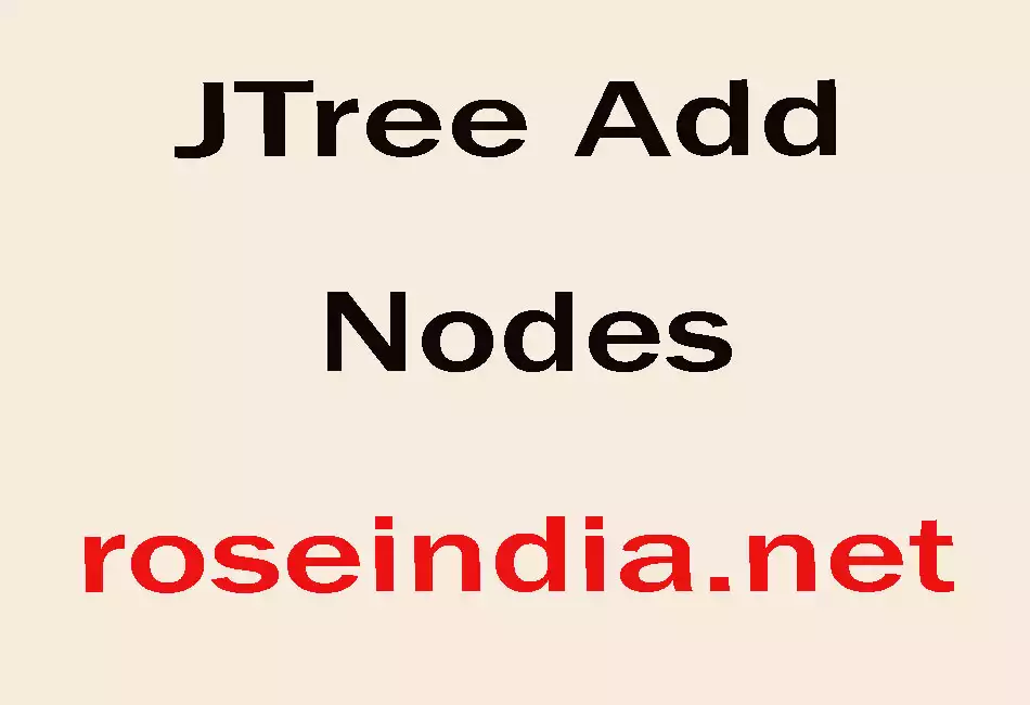 JTree Add Nodes