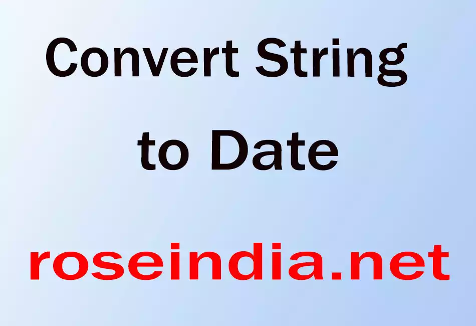 Convert String to Date