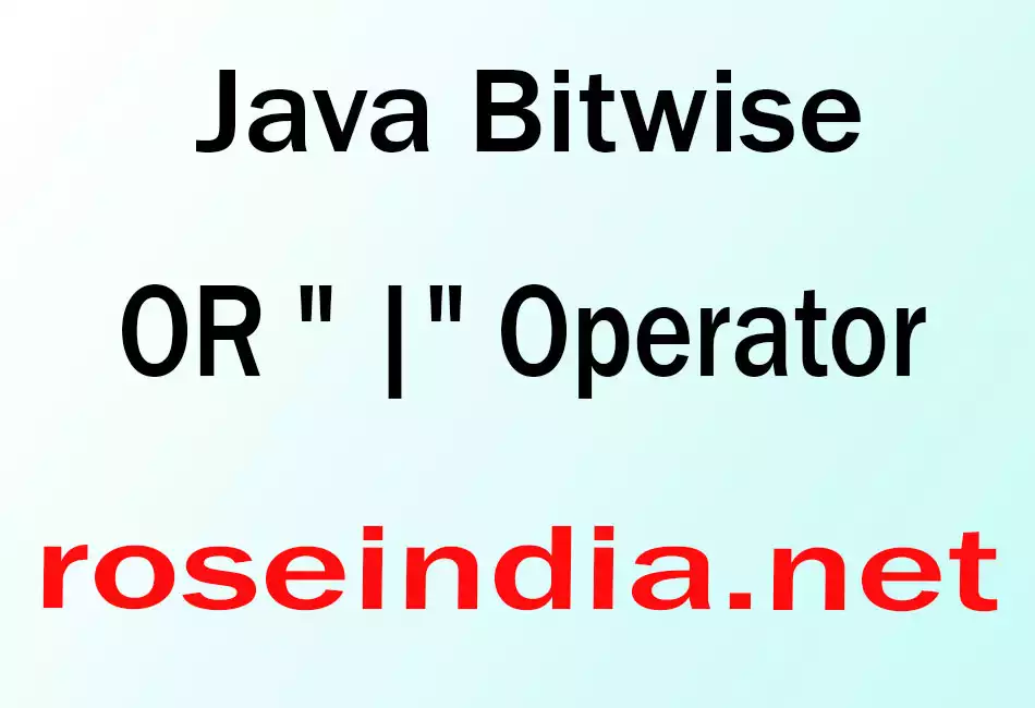 Java Bitwise OR 