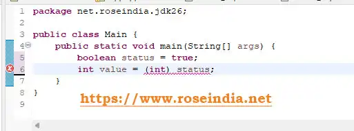 Error while conversion