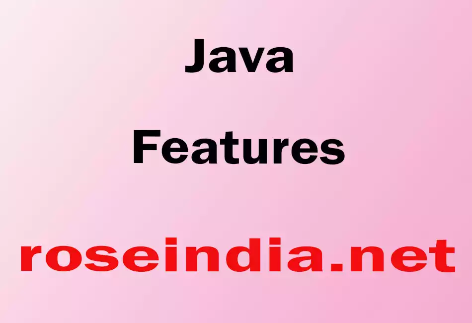 Java Features