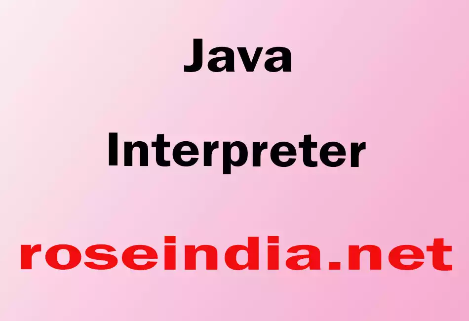 Java Interpreter
