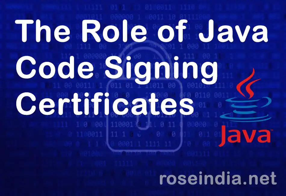 Java Code Signing Certificates