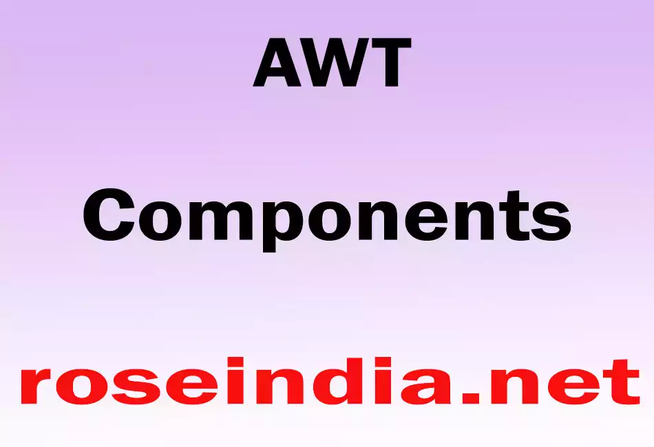  AWT Components