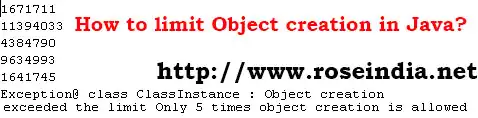 How to limit object creation in Java?